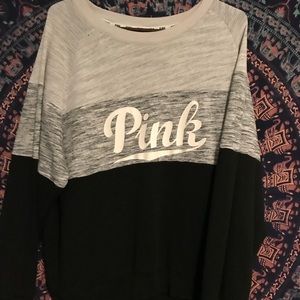 Pink crew neck